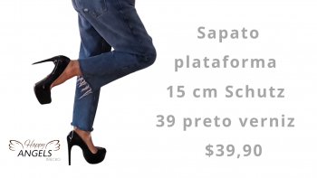 Sapato verniz plataforma schutz  39