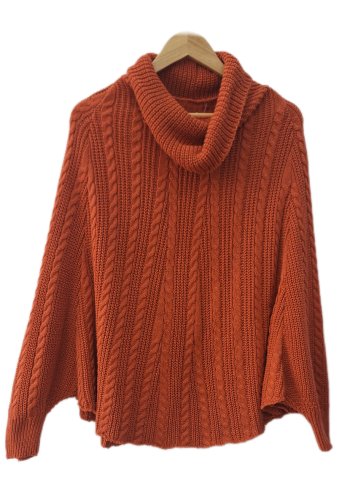 Poncho com manga