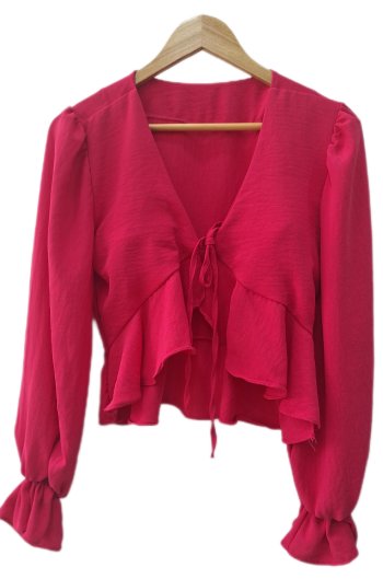 Blusa com babado
