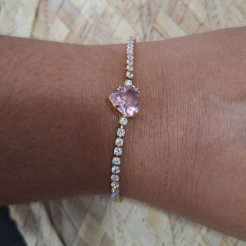 Pulseira coração